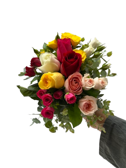 Kanpeki - Buquê do Rosas e Mini Rosas