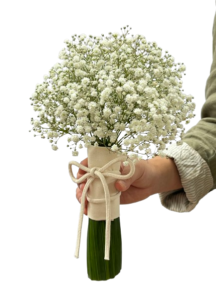 Yuki - buquê de Gypsophilas